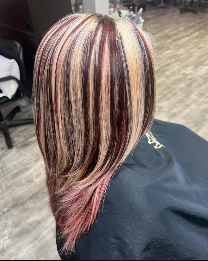 Red and Blonde Hair